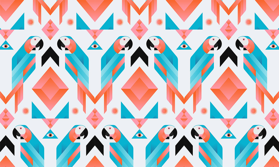 Feathered Fiesta Mouse Mat